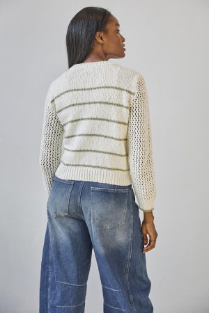 Textured Crewneck Sweater