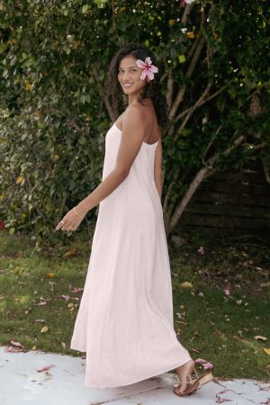 Bethany Strapless Midi Dress – Rosewater