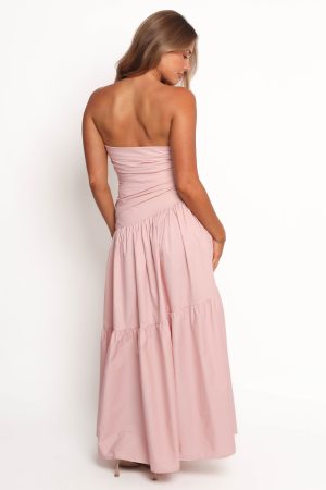 Blanche Strapless Maxi Dress – Orchid