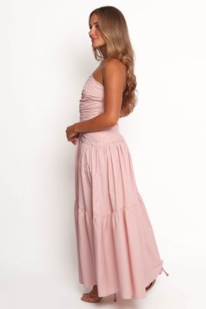 Blanche Strapless Maxi Dress – Orchid