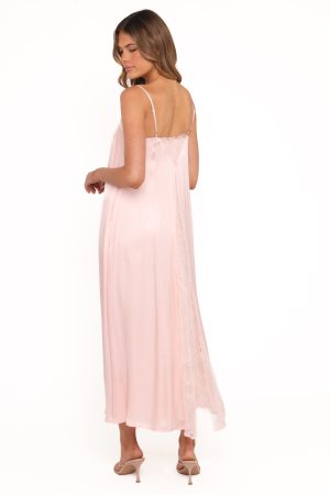 Halsey Midi Dress – Pink